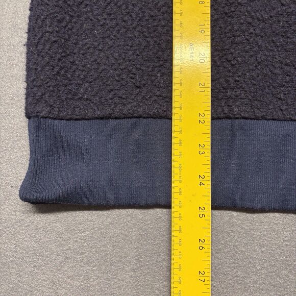 Patagonia Women’s W’s Woolyester Fleece 1/4 Zip Navy Blue Pullover Size Medium - Picture 6 of 11